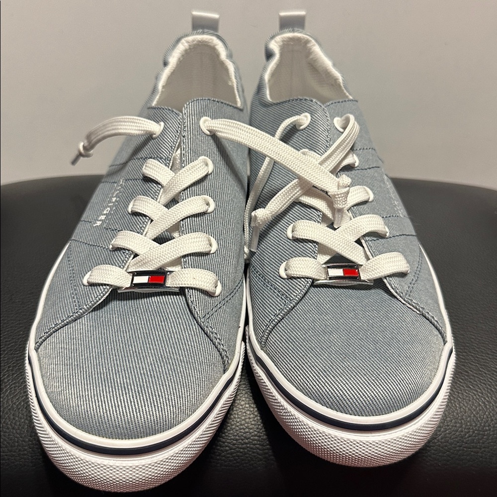 Tommy Hilfiger Blue Sneakers with White Accents